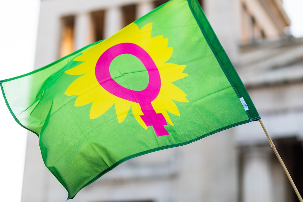 Frauen-Flagge-Feminismus